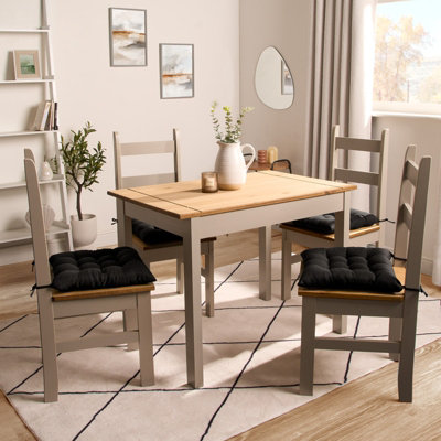 Seat Pads Chair Cushions 4 Tie Dining Chair Floor Booster Riser - 4