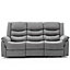 SEATTLE ELECTRIC FABRIC RECLINER 3 SEATER SOFA