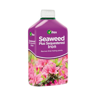 Seaweed Plus Sequestered Iron 500ml Liquid Fertiliser for Lime Hating ...