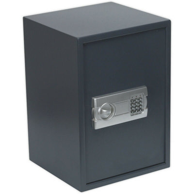 Secure Electronic Combination Cash Safe with 2 Bolt Lock - Wall Mounted ...