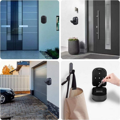 Secure Key Box, Large Wall Mounted Key Box For Indoor Outdoor, Key Safe ...