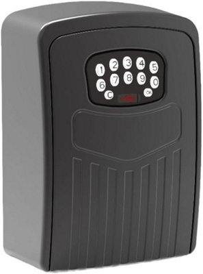 Secure Key Box, Superior Large Key Safe With 4 Digit Digital Code, Wall ...