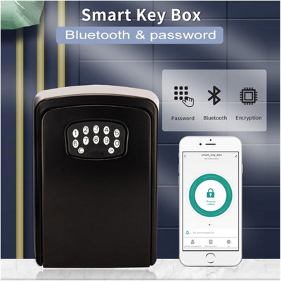 Secure Key Box, Superior Large Key Safe With 4 Digit Digital Code, Wall ...