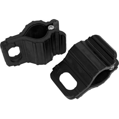 Secure PAIR Motorcycle Handlebar Tie Down Clamps with Ratchet Straps