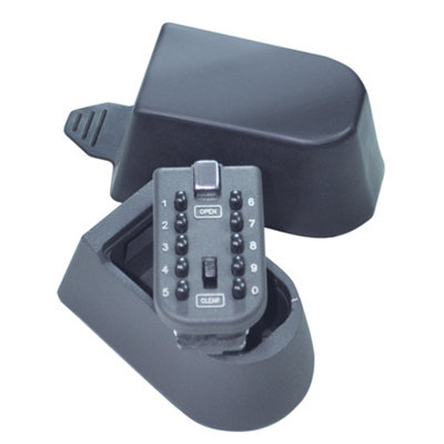 Secure Wall Mounted Key Safe with Weather Resistant Seal and 10 Digit Locking Mechanism