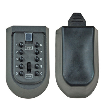 Secure Wall Mounted Key Safe with Weather Resistant Seal and 10 Digit Locking Mechanism