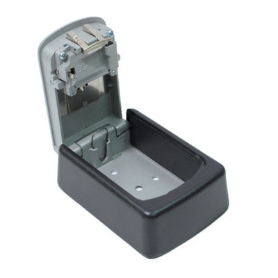 Secure Wall Mounted Weatherproof Key Safe with 4 Digit Combination Lock and Protective Shield