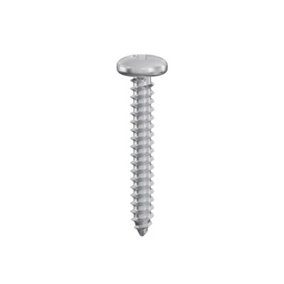 Securfix Cross Head, Pozi Self Tapping Screws (Pack of 200) Silver (One Size)