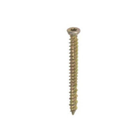 Securfix Frame Screw (Pack of 10) Gold (100mm x 7.5mm)