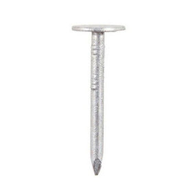 Securfix Galvanised Flat Clout Nails Silver (15mm x 3mm)