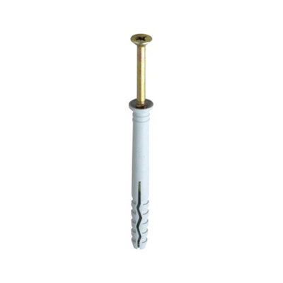 Securfix Hammer-In Fixings (Pack of 20) Br/Grey (One Size)