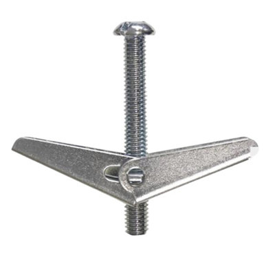 Securfix Heavy Duty Spring Toggle (Pack of 20) Silver (50mm)