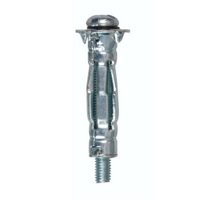 Securfix Hollow Wall Anchor (Pack of 20) Silver (45mm x 5mm)