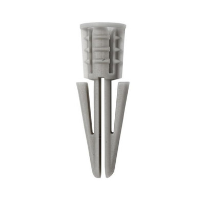 Securfix Wall Plugs (Pack of 60) Grey (One Size)