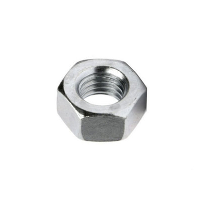 Securfix Zinc Plated Hex Nuts (Pack of 50) Silver (One Size) Price Comparisons | Compare The Build