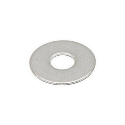 Securfix Zinc Plated Penny Washers (Pack of 100) Silver (20mm)