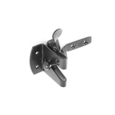 Securit Auto Gate Latch Black (9.7cm x 16.9cm x 5.4cm)