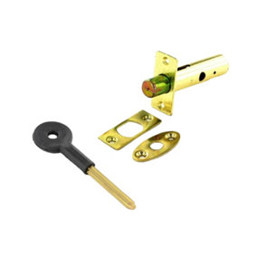 Securit Bolt And Key Gold/Black (One Size)