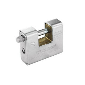 Securit Br Armoured Keyed Padlock Silver (60mm)