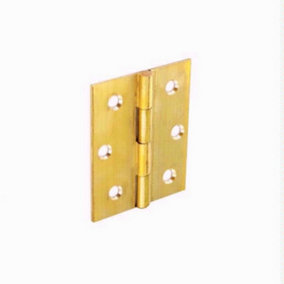 Securit Br Butt Hinges (Pack of 2) Gold (38mm)