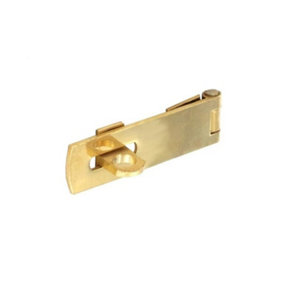 Securit Br Hasp And Staple Gold (50mm)