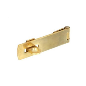 Securit Br Hasp And Staple Gold (63mm)