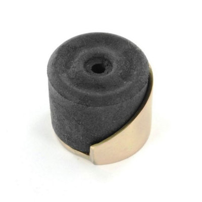 Securit Br Plated Door Stopper (Pack of 5) Black/Br (38mm) Price Comparisons | Compare The Build