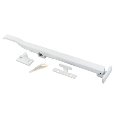 Securit Casement Stay White (250mm)