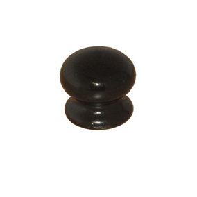 Securit Ceramic Cupboard Knob Black (One Size)