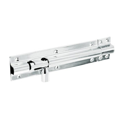 Securit Chrome Door Bolt Silver (100mm) Price Comparisons | Compare The Build