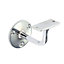 Securit Chrome Handrail Bracket Silver (One Size)