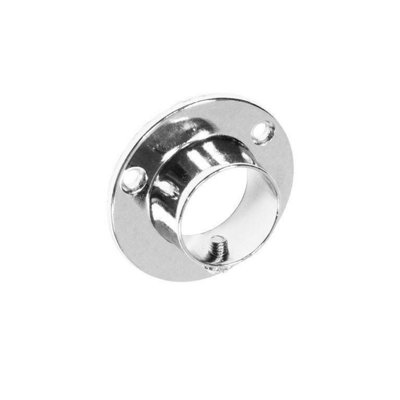 Securit Chrome Socket (Pack of 2) Silver (25mm)