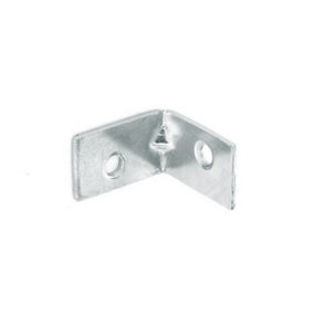 Securit Corner Brace (Pack of 4) Silver (25mm)