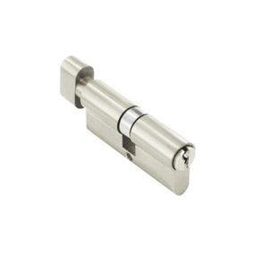 Securit Double Euro Cylinder Lock Silver (35mm x 35mm)