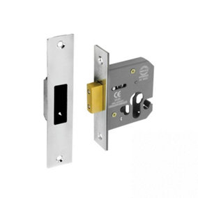 Securit Euro Nickel Plated Deadlock Silver/Gold (One Size)