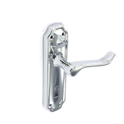Securit Kempton Chrome Lock Handle Silver (25cm x 7cm x 17.5cm) Price Comparisons | Compare The Build
