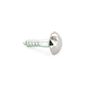 Securit Mirror Chrome Screws (Pack of 4) Silver (50mm)