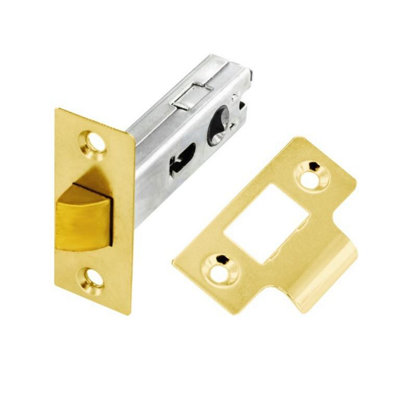 Securit Mortice Latch Gold/Silver (63mm)