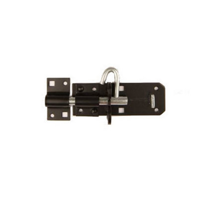 Securit Padlock Bolt Black (150mm)