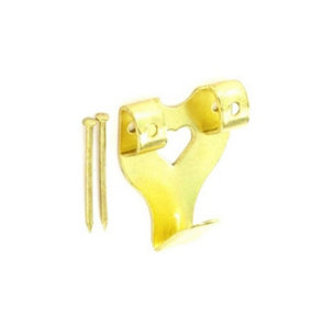Securit Picture Hooks (Pack of 2) Gold (One Size)