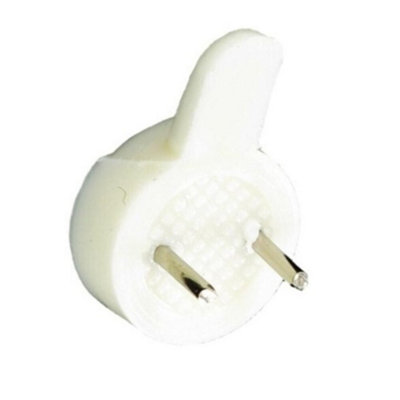 Securit Picture Hooks (Pack of 4) White (One Size)