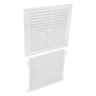 Securit Plastic Louvre Vent White (9in x 9in)