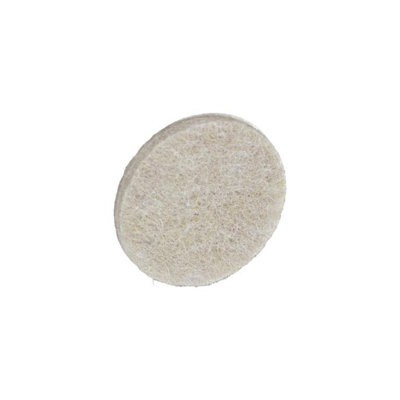 Securit Round Felt Furniture Pad (Pack of 16) White (One Size)