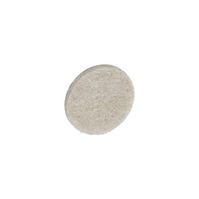 Securit Round Felt Furniture Pad (Pack of 20) White (One Size)