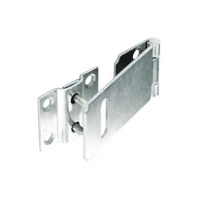 Securit Safety Zinc Plated Hasp And Staple Silver (150mm)