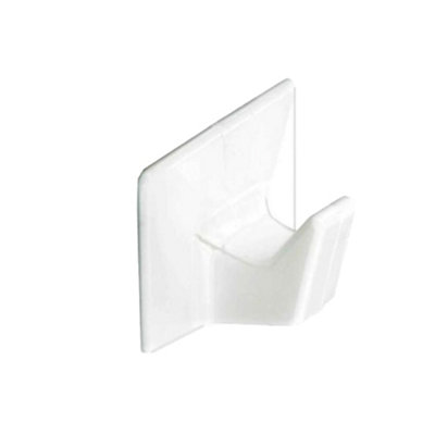 Securit Self Adhesive Cup Hooks (Pack of 4) White (One Size) | DIY at B&Q