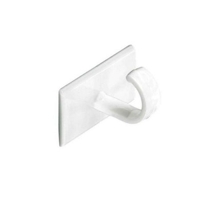 Securit Self Adhesive S6350 Cup Hooks (Pack of 4) White (One Size)