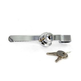 Securit Sliding Gl Door Lock Silver (One Size)
