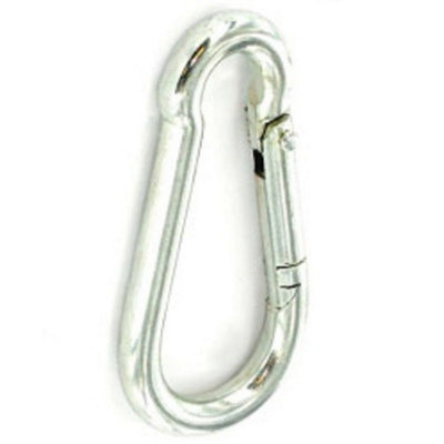 Securit Snap Hook (Pack of 2) Zinc (5mm)