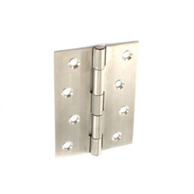 Securit Stainless Steel Butt Hinges (Pack of 2) Satin (75mm)